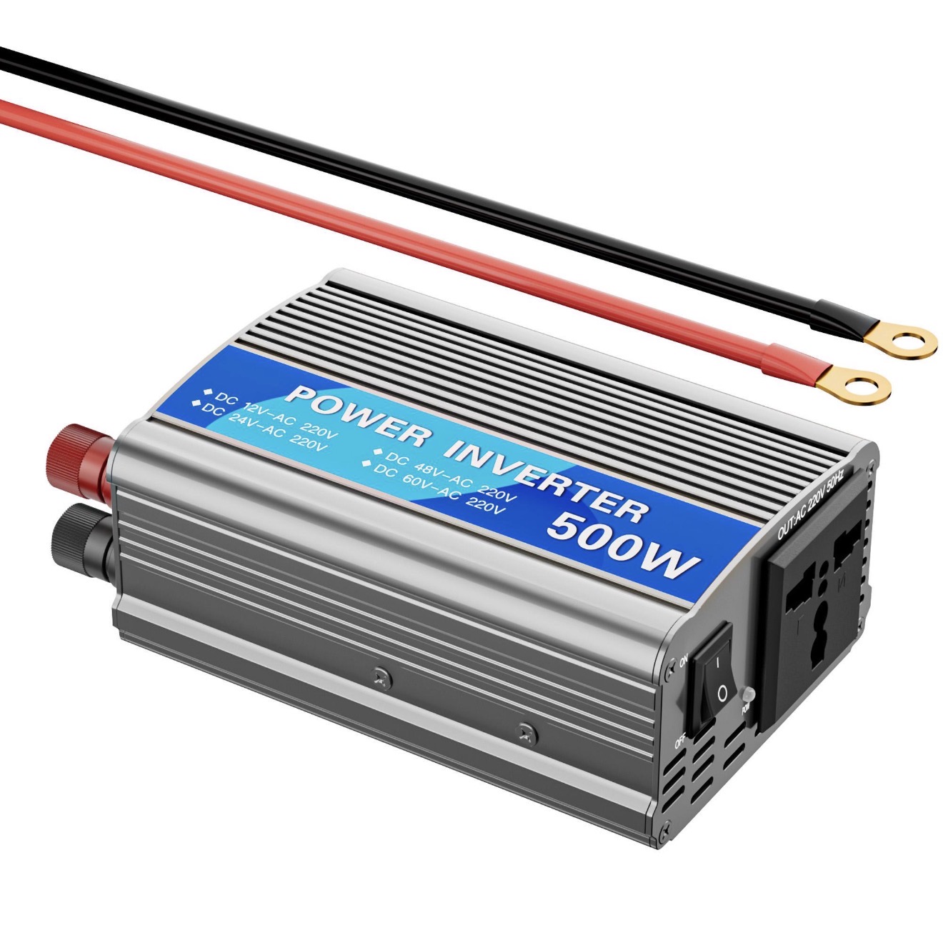 اینورتر خودرو Power Inverter مدل 500W، تبدیل 12/24/48/60 ولت DC به 220 ولت AC